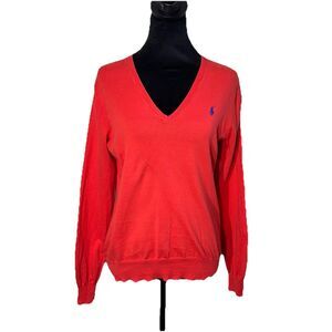 Polo Ralph Lauren Sweater Vintage women’s Slim Fit Sweater Size M preppy classic